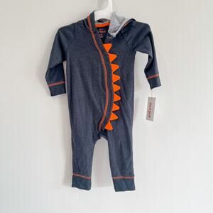 NWT 6-9 Months Cat & Jack  Halloween Dino Romper